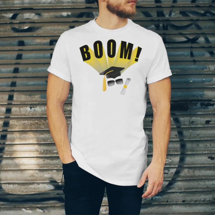 Graduation Cap And Diploma For Proud Graduation Unisex Jersey T-Shirt