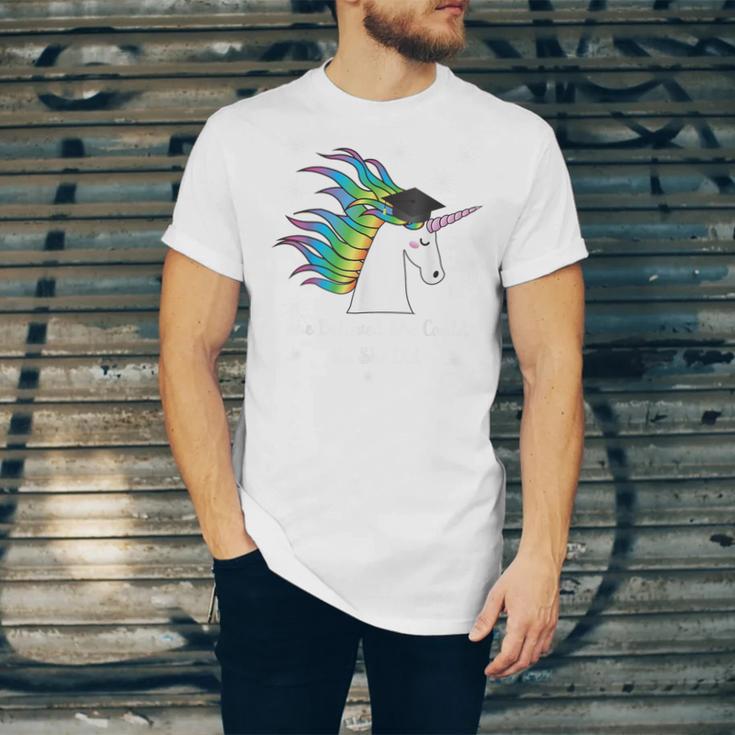 Graduation Unicorn Shirt She Believed Did School 2017 Unisex Jersey T-Shirt