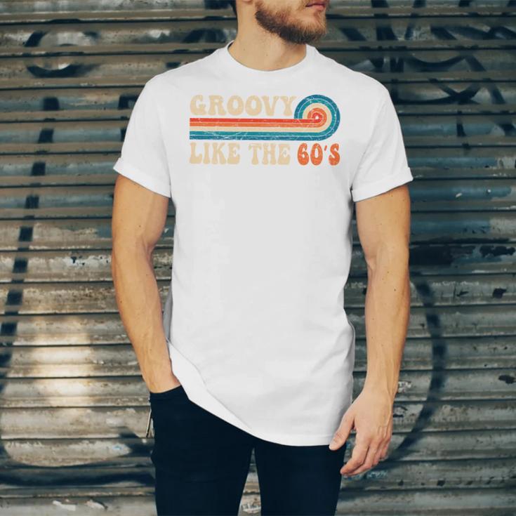 Groovy Like The 60s Aesthetic Nostalgia 1960's Retro Unisex Jersey T-Shirt