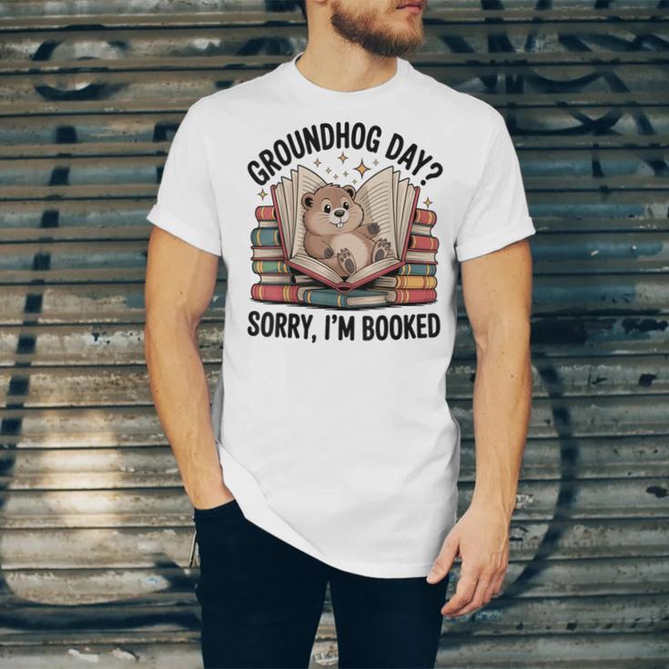 Groundhog Day Librarian Book Lover Reader Library Unisex Jersey T-Shirt