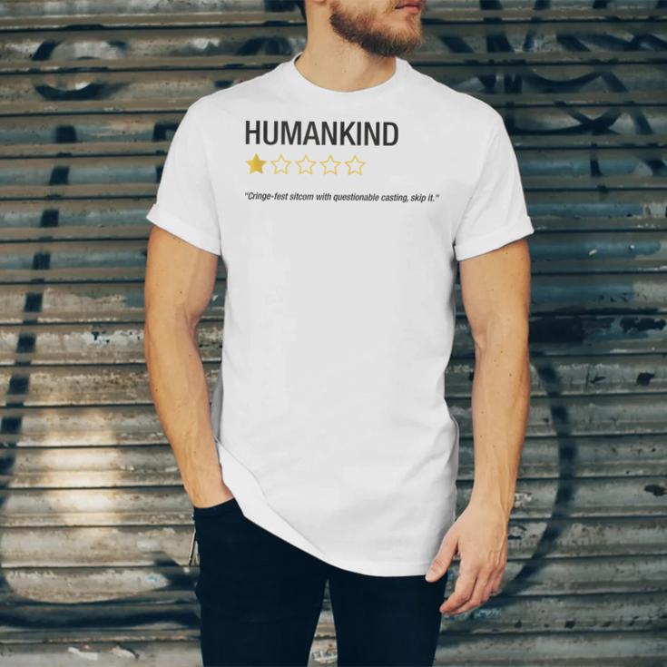 Humankind One Star Introvert People Rating Unisex Jersey T-Shirt Humankind One Star Introvert People Rating Unisex Jersey T-Shirt