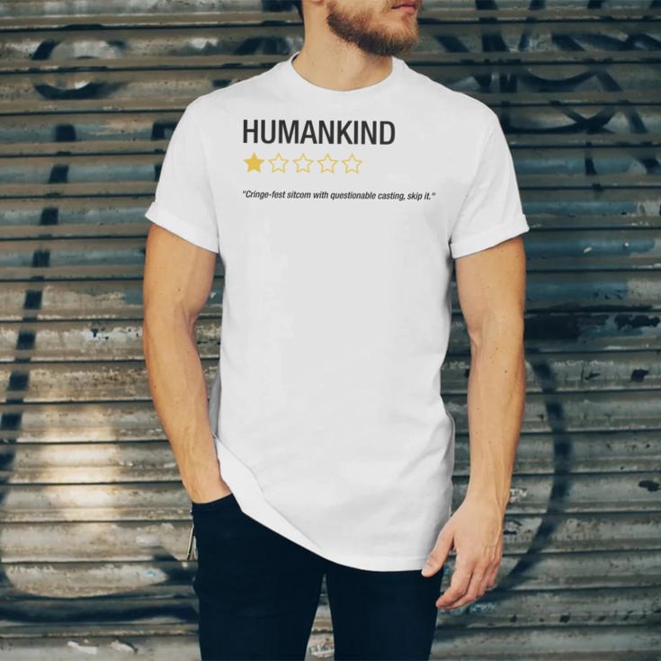 Humankind One Star Introvert People Rating Unisex Jersey T-Shirt Humankind One Star Introvert People Rating Unisex Jersey T-Shirt