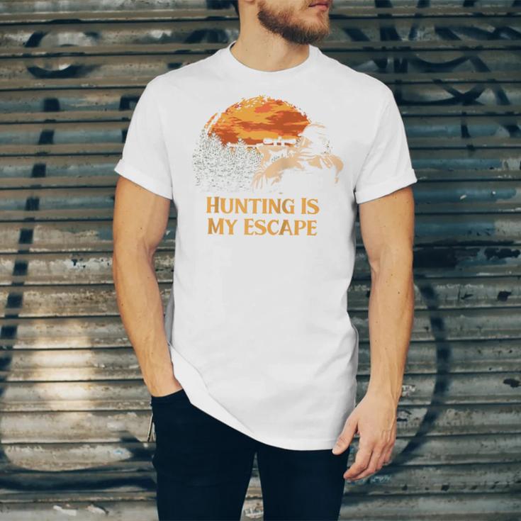 Hunting Is My Escape Introvert Hunter Antisocial Raglan Baseball Tee Unisex Jersey T-Shirt Hunting Is My Escape Introvert Hunter Antisocial Raglan Baseball Tee Unisex Jersey T-Shirt
