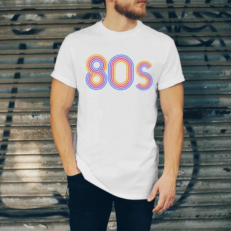 I'd Rather Be In The 80s Iconic Music Nostalgia Vintage Unisex Jersey T-Shirt