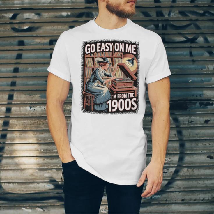 I'm From The 1900s Vinyl Record Lover For Women Premium Unisex Jersey T-Shirt