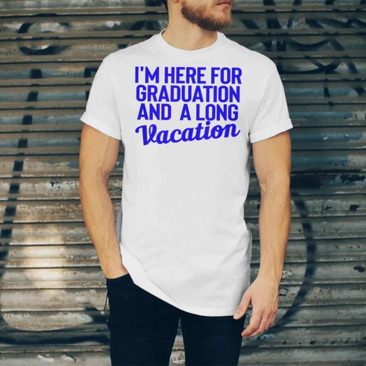 I'm Here For Graduation School Class Senior 2024 Unisex Jersey T-Shirt