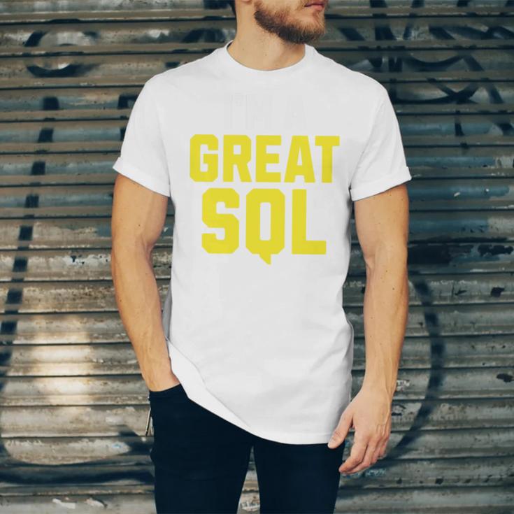 I'm A Great SQL Introvert Saying Inbound Marketing Premium Tri-Blend Unisex Jersey T-Shirt
