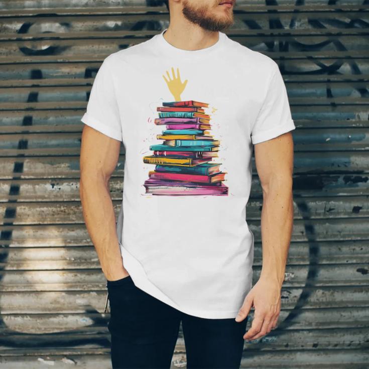 I'm OK Reading Books Library Bookworm Bookish Book Lover Unisex Jersey T-Shirt