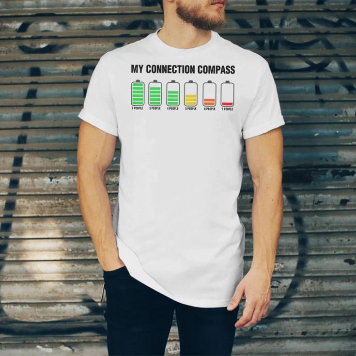 Introvert Low Battery My Connection Compass Raglan Baseball Tee Unisex Jersey T-Shirt Introvert Low Battery My Connection Compass Raglan Baseball Tee Unisex Jersey T-Shirt