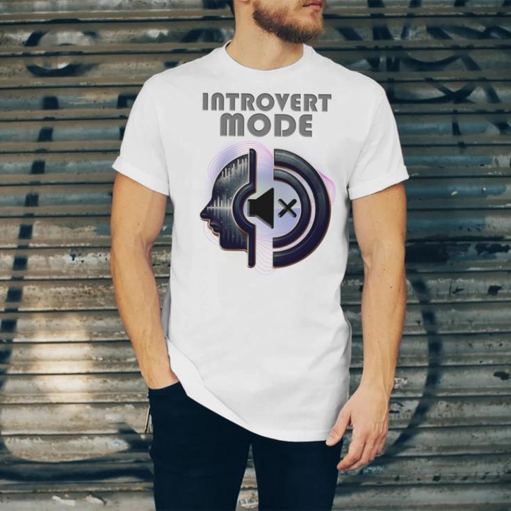 Introvert Mode Finding Inner Peace In Silence Unisex Jersey T-Shirt Introvert Mode Finding Inner Peace In Silence Unisex Jersey T-Shirt