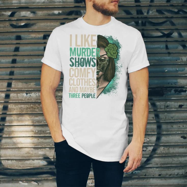 Introverted Murder Shows True Crime Lovers Introvert Unisex Jersey T-Shirt