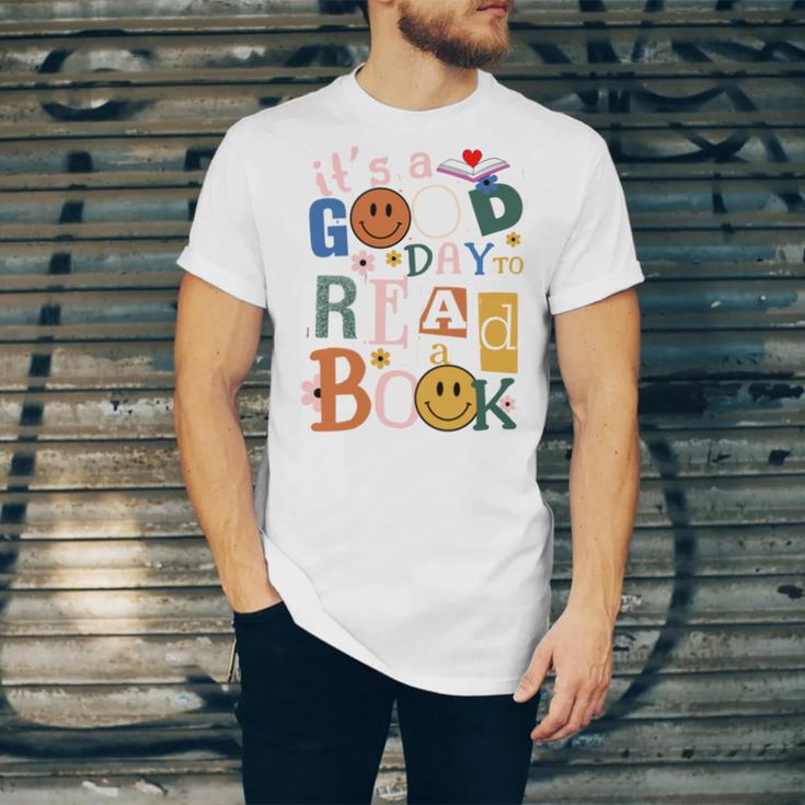 Its a Good Day To Read a Book Lovers Library Reading Women Unisex Jersey T-Shirt