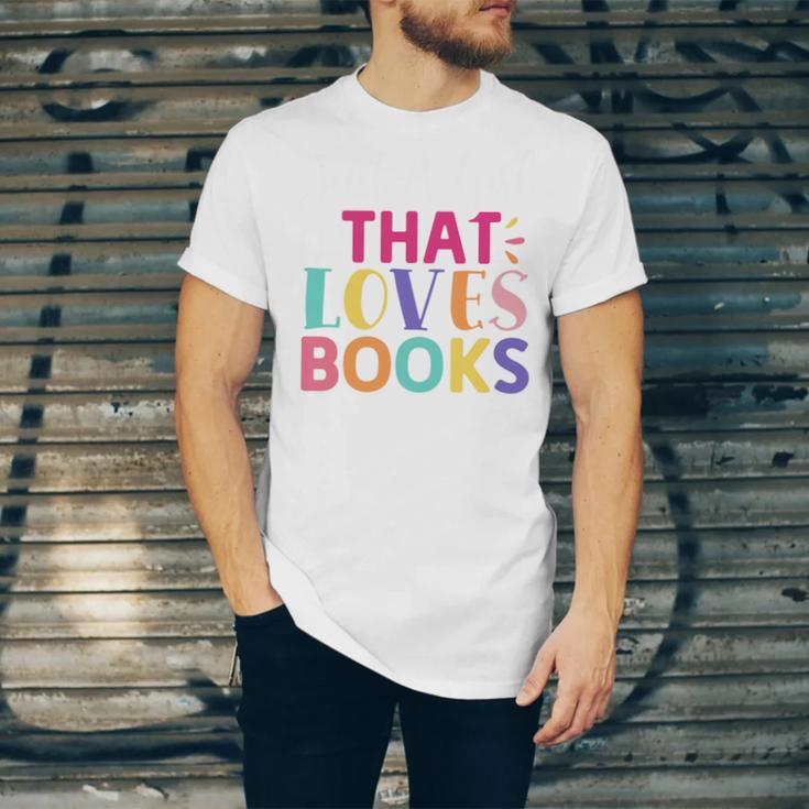Just a Girl Who Loves Books Reader Girls Bookish Women Unisex Jersey T-Shirt Just a Girl Who Loves Books Reader Girls Bookish Women Unisex Jersey T-Shirt