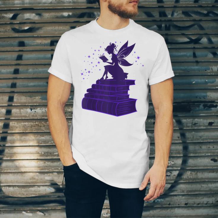 Kawaii Fairy Bookish Book Lover Library Read Unisex Jersey T-Shirt