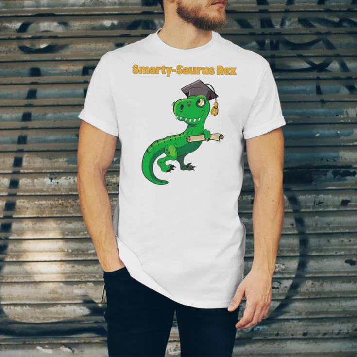 Kids Cute Graduation Dinosaur Smarty Saurus Kinder VPK Pre-k Grad Unisex Jersey T-Shirt