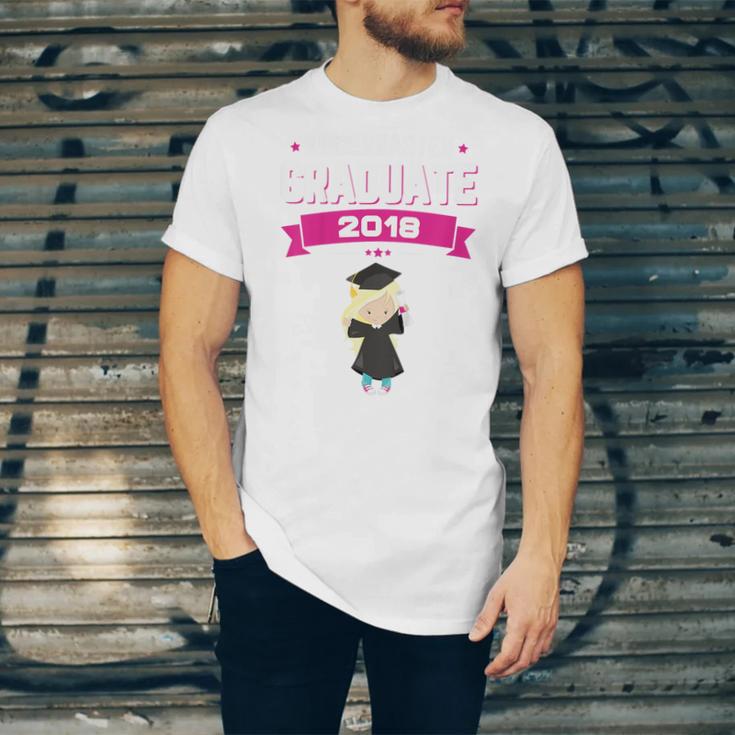 Kids Kindergarten Graduate 2018 Graduation Girls Unisex Jersey T-Shirt