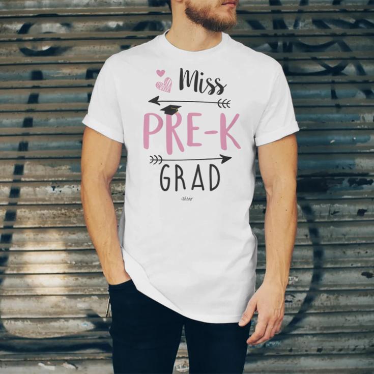 Kids Miss Pre-K Grad Graduation Shirt Cute School Tees Unisex Jersey T-Shirt