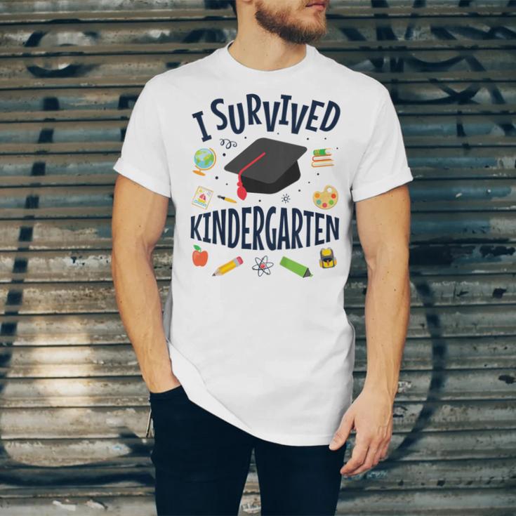 Kindergarten Graduation Shirt I Survived Kindergarten Unisex Jersey T-Shirt