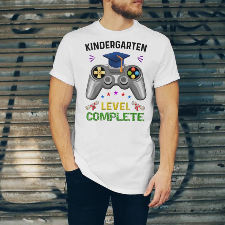 Kindergarten Level Complete Graduation Class 2023 Gamer Kids Unisex Jersey T-Shirt