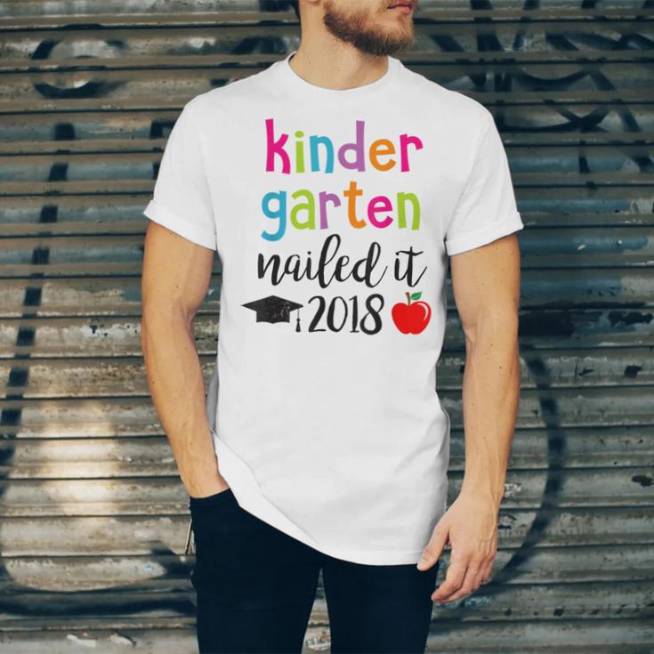 Kindergarten Nailed It 2018 Class Graduation T-Shirt Unisex Jersey T-Shirt