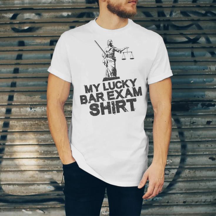 Law School Graduation My Lucky Bar Exam Shirt Lawyer Unisex Jersey T-Shirt