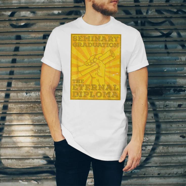 LDS Mormon Seminary Graduation Eternal Diploma Shirt Unisex Jersey T-Shirt