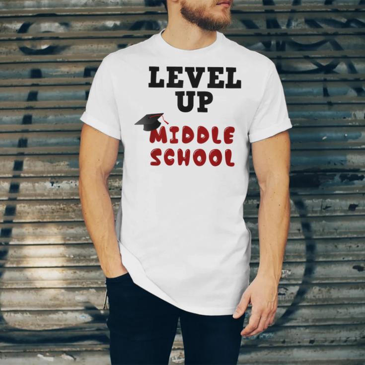 Level Up Middle School 5th Grade Graduation Unisex Jersey T-Shirt
