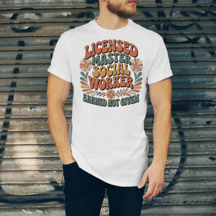 Licensed Social Worker Masters MSW LMSW Graduation 2026 Premium Tri-Blend Unisex Jersey T-Shirt