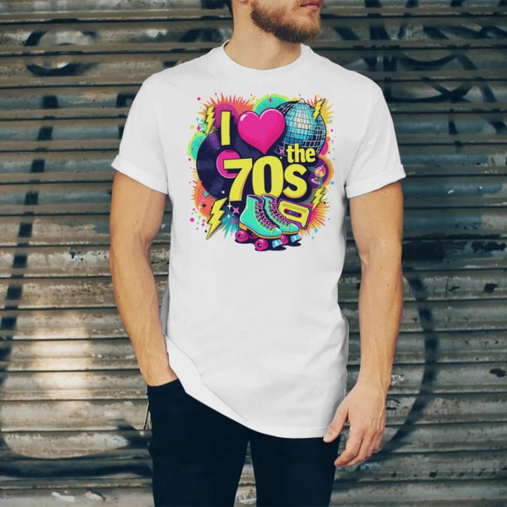 I Love The 70s Retro Cassette Roller Vinyl Nostalgia Vibes Premium Tri-Blend Unisex Jersey T-Shirt I Love The 70s Retro Cassette Roller Vinyl Nostalgia Vibes Premium Tri-Blend Unisex Jersey T-Shirt