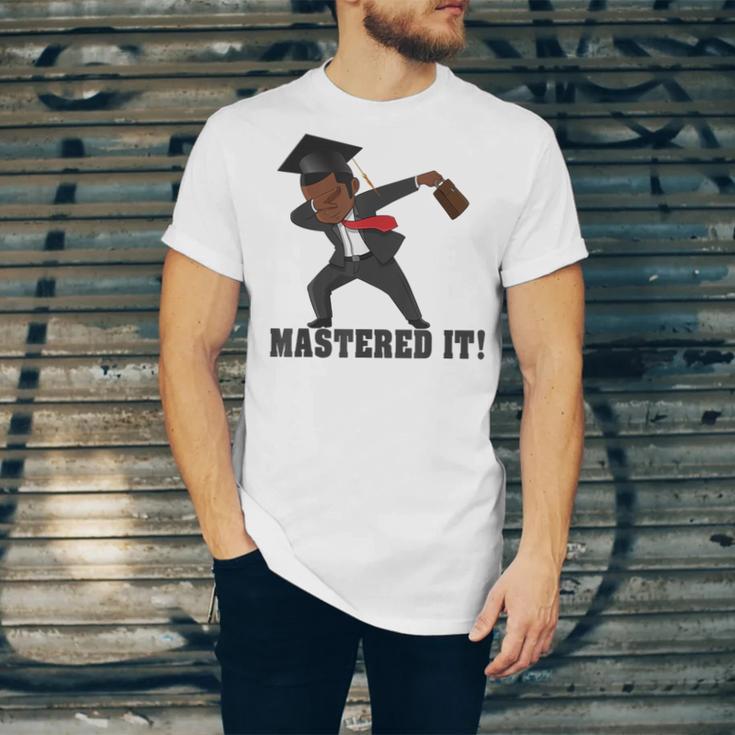 Masters Graduation Mastered It Dabbing Man Tee Unisex Jersey T-Shirt