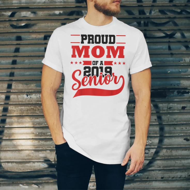 Mom Class Of 2019 Senior Graduation T-Shirt High School Unisex Jersey T-Shirt