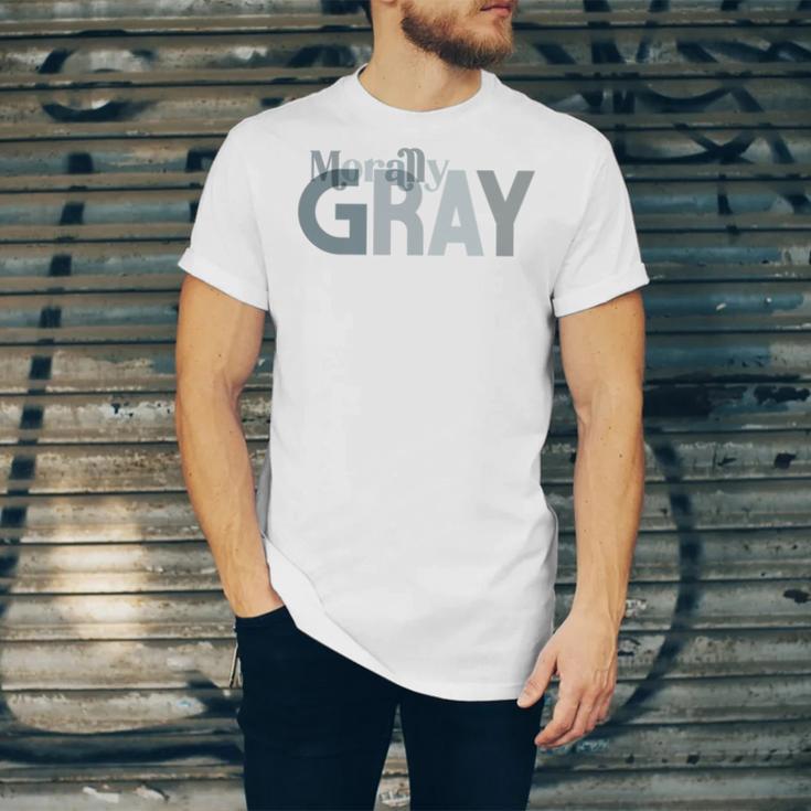 Morally Gray Shirt Cute Romance Novel Reader Smut Book Premium Unisex Jersey T-Shirt