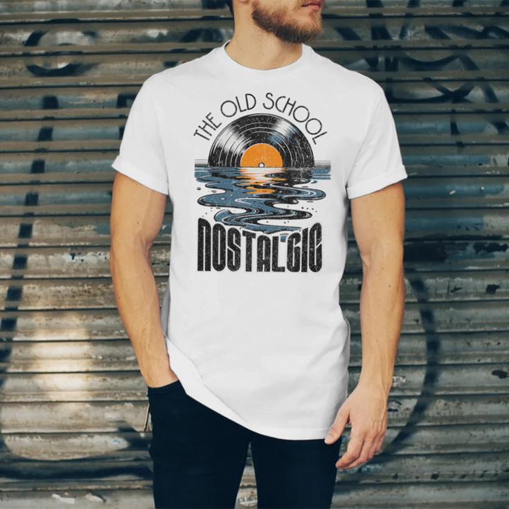 Music Old School Nostalgia Record Premium Tri-Blend Unisex Jersey T-Shirt Music Old School Nostalgia Record Premium Tri-Blend Unisex Jersey T-Shirt
