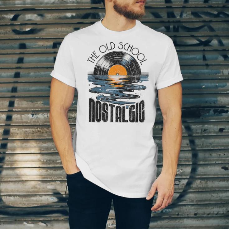 Music Old School Nostalgia Record Unisex Jersey T-Shirt