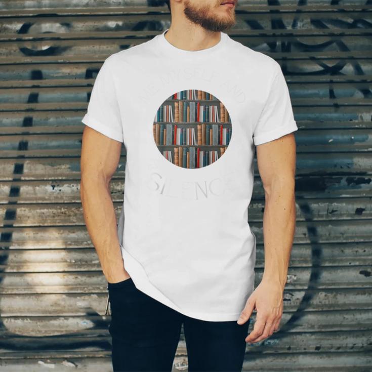 Me Myself And Silence Sarcastic Reading Books Introvert Top Raglan Baseball Tee Unisex Jersey T-Shirt Me Myself And Silence Sarcastic Reading Books Introvert Top Raglan Baseball Tee Unisex Jersey T-Shirt
