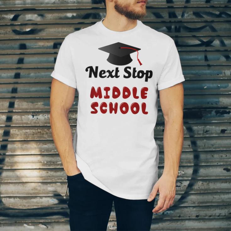 Next Stop Middle School Graduation Unisex Jersey T-Shirt