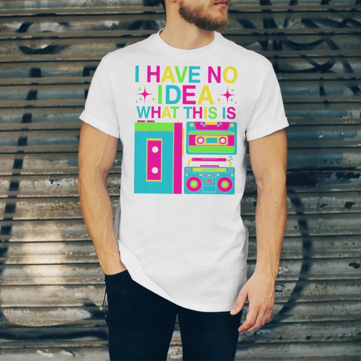 I Have No Idea What This Is Retro 70's 80's 90's Nostalgia Premium Tri-Blend Unisex Jersey T-Shirt I Have No Idea What This Is Retro 70's 80's 90's Nostalgia Premium Tri-Blend Unisex Jersey T-Shirt