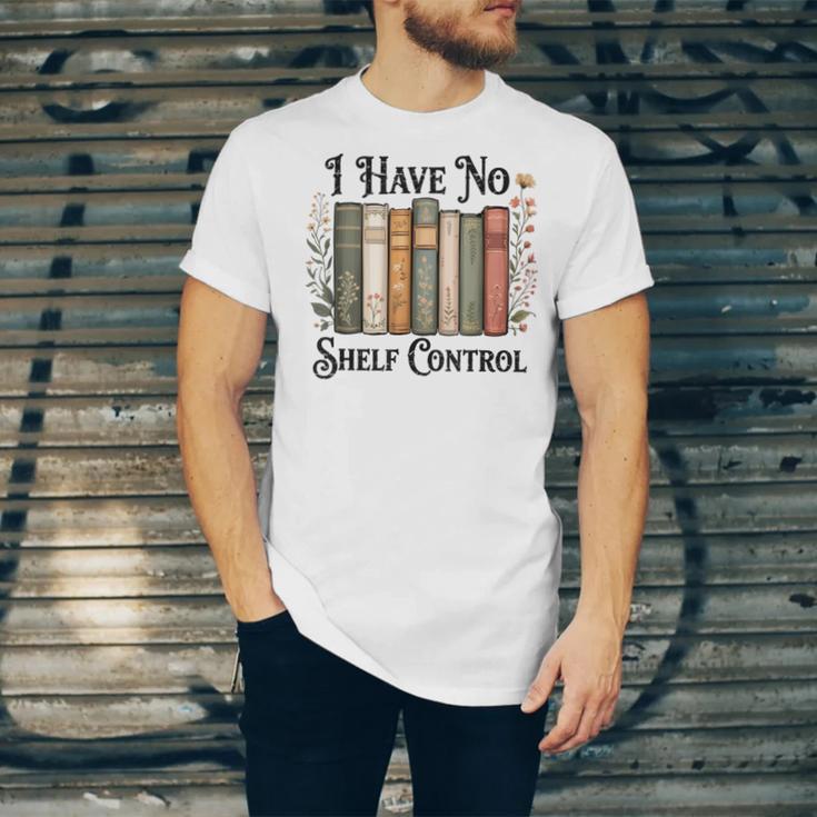 I Have No Shelf Control Flower Book Bookish Unisex Jersey T-Shirt
