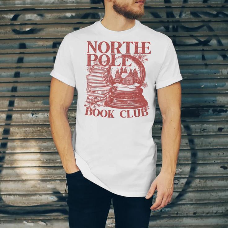 North Pole Book Club Christmas Unisex Jersey T-Shirt North Pole Book Club Christmas Unisex Jersey T-Shirt