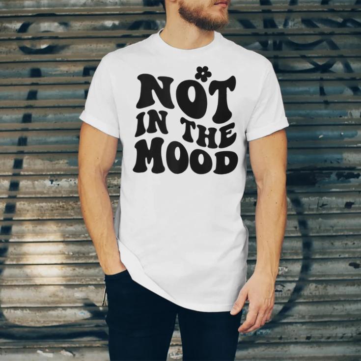Not In The Mood Anti Social Introvert Sarcastic Retro Unisex Jersey T-Shirt Not In The Mood Anti Social Introvert Sarcastic Retro Unisex Jersey T-Shirt