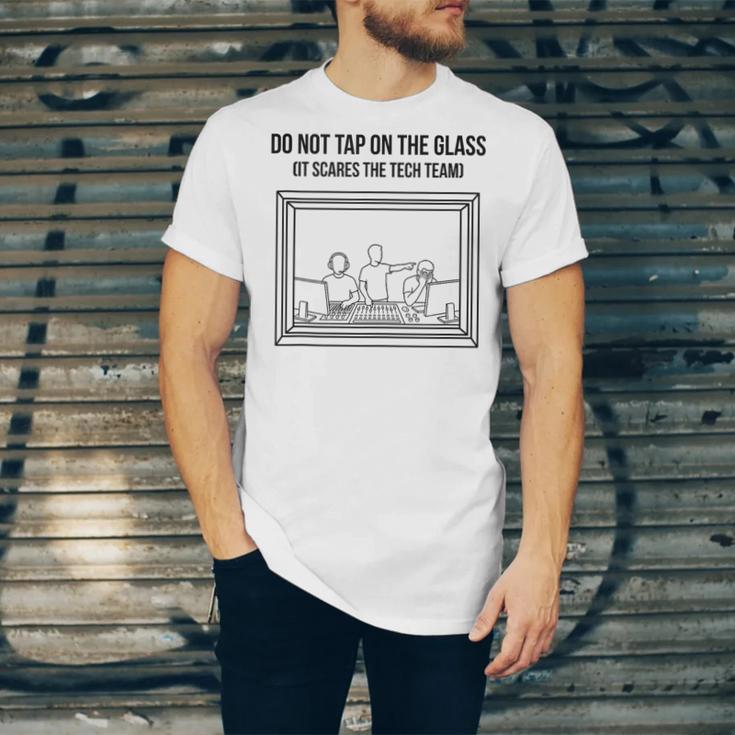 Do Not Tap On The Glass Sound Booth Introvert Unisex Jersey T-Shirt Do Not Tap On The Glass Sound Booth Introvert Unisex Jersey T-Shirt