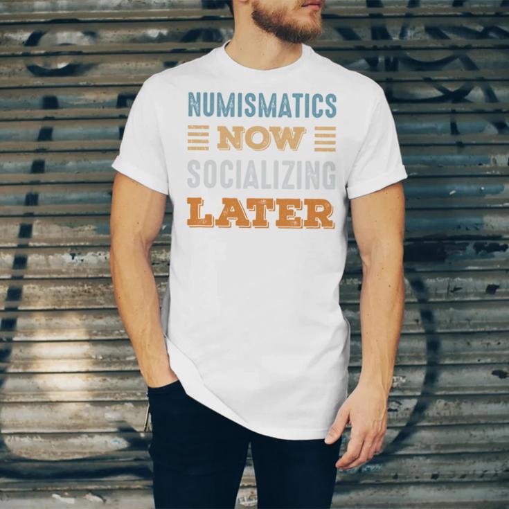 Numismatics Now Minimal Socializing Introvert Vintage Unisex Jersey T-Shirt Numismatics Now Minimal Socializing Introvert Vintage Unisex Jersey T-Shirt