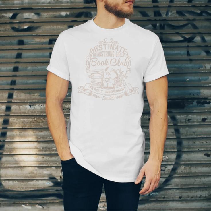 Obstinate Headstrong Girls Book Club Jane Austen Unisex Jersey T-Shirt