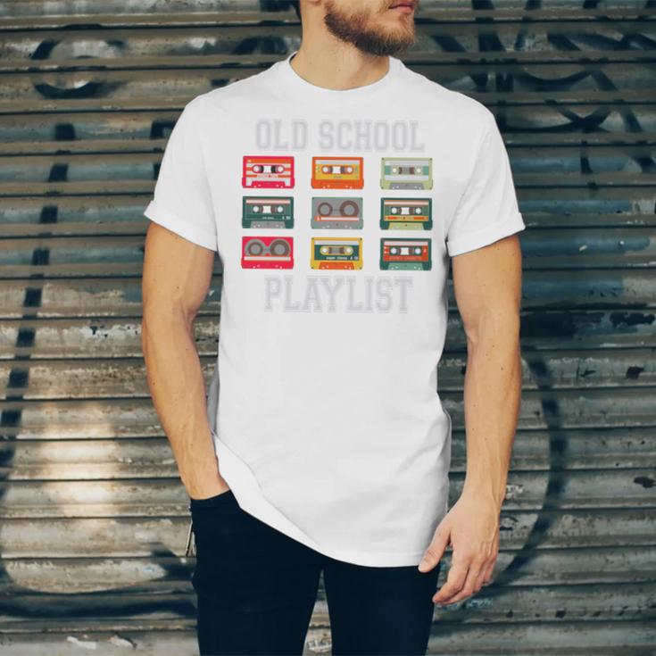 Old School Playlist Nostalgia Vibes Cassette Unisex Jersey T-Shirt Old School Playlist Nostalgia Vibes Cassette Unisex Jersey T-Shirt