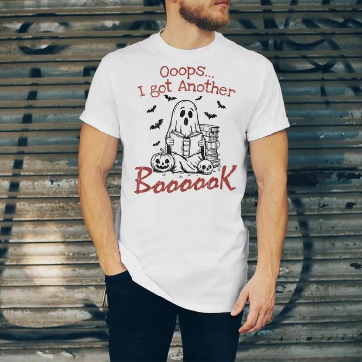 Oops I Got Another Book Boo Ghost Read Book Unisex Jersey T-Shirt