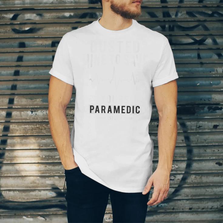 Paramedic School Graduation TShirt For Paramedic Busted Unisex Jersey T-Shirt