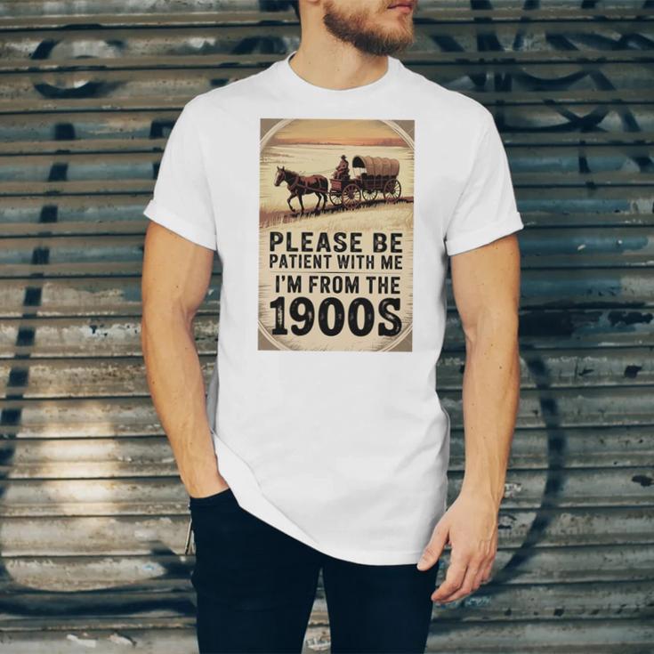 Be Patient With Me I'm From The 1900s Birthday Retirement Premium Tri-Blend Unisex Jersey T-Shirt