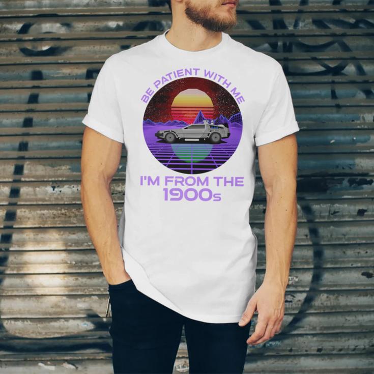 Be Patient With Me I'm From The 1900s Synthwave Premium Unisex Jersey T-Shirt Be Patient With Me I'm From The 1900s Synthwave Premium Unisex Jersey T-Shirt