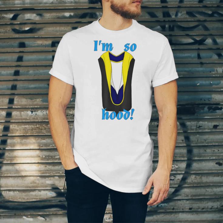 PhD Hood Graduation Shirt Doctorate Degree Doctoral Unisex Jersey T-Shirt