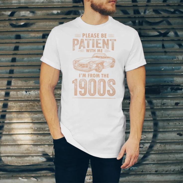 Please Be Patient With Me I'm From The 1900s Car Vintage Premium Unisex Jersey T-Shirt